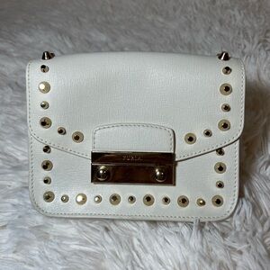 FURLA leather crossbody bag